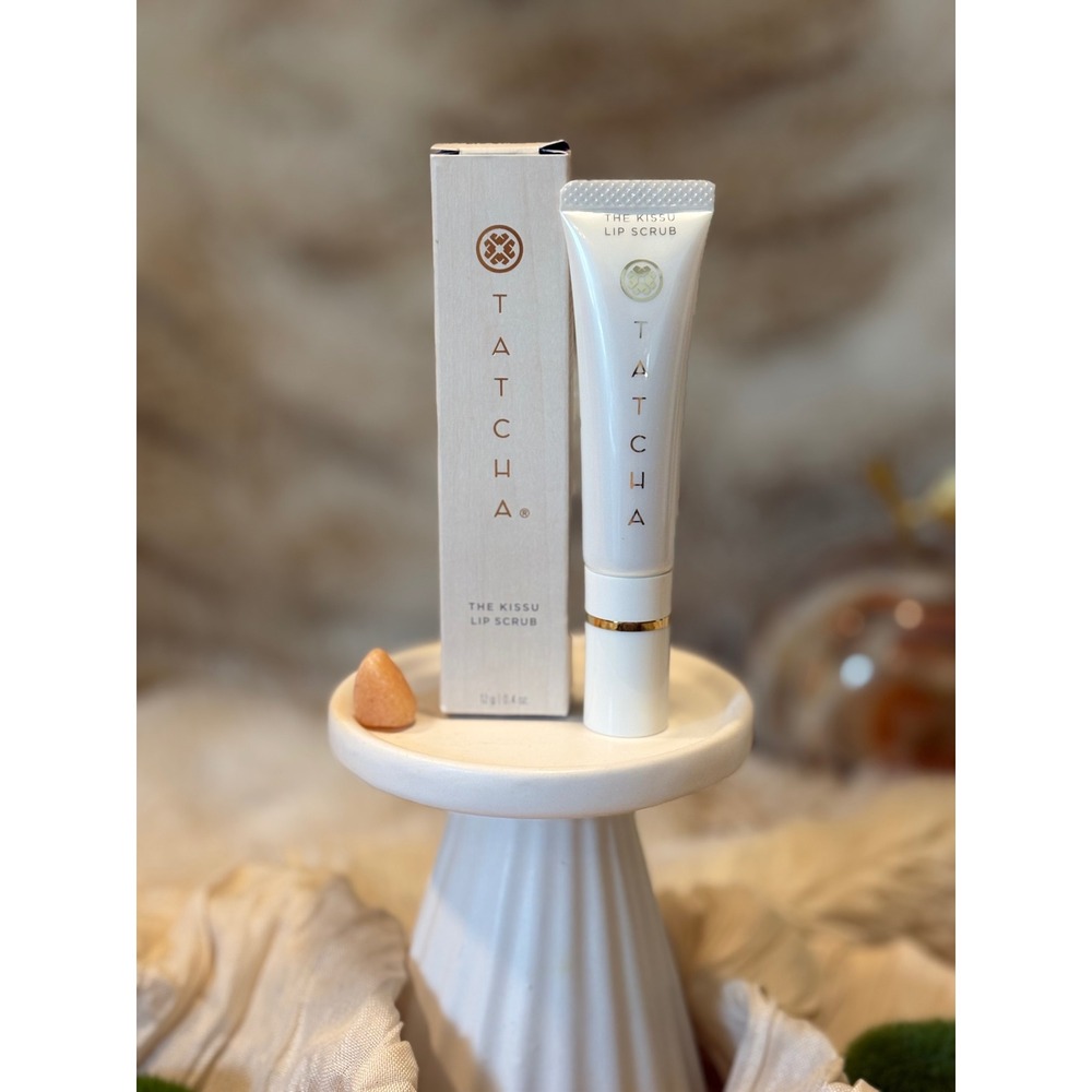 TATCHA The Kissu Lip Scrub‎ Moisturizing Exfoliant Full Size 0.4oz NIB